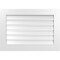 Ekena Millwork Vertical Surface Mount PVC Gable Vent: Functional, w/ 3-1/2"W x 1"P Standard Frame, 34"W x 24"H GVPVE34X2401SF - alternate 1